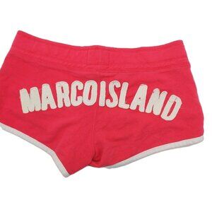 US Apparel Womens Booty Shorts Size Medium Pink Marco Island FL Sweatshorts